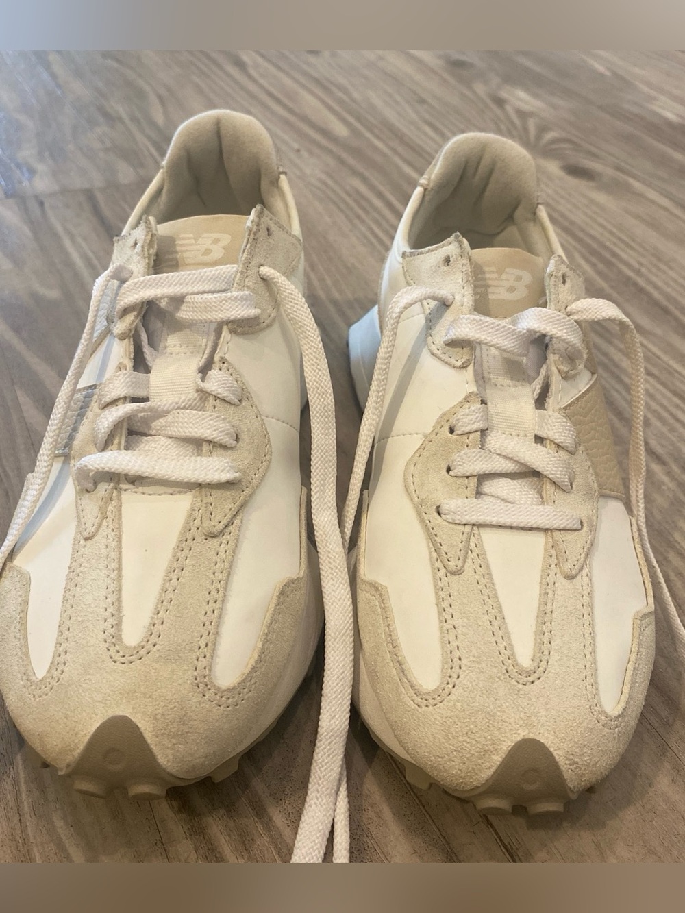 Neutral Cream Women's Trainer Sneakers - Stylish Everyday Comfort - Picture 9 of 17